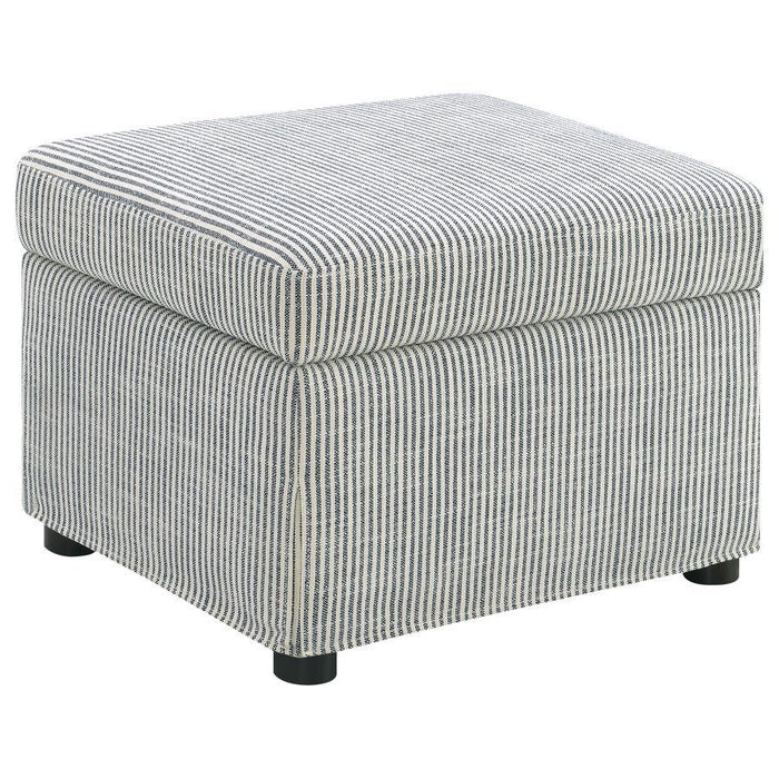 Winter - Upholstered Hydraulic Lift Top Storage Ottoman - Simple Home Plus