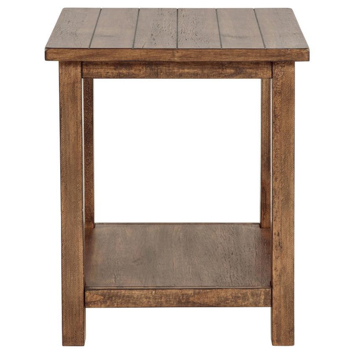 Payne - Wood End Table with Shelf - Simple Home Plus