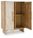 Dallinbury - Natural / White Wash - Accent Cabinet - Simple Home Plus