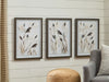 Honslow - Brown / Black / White - Wall Art Set (Set of 3) - Simple Home Plus