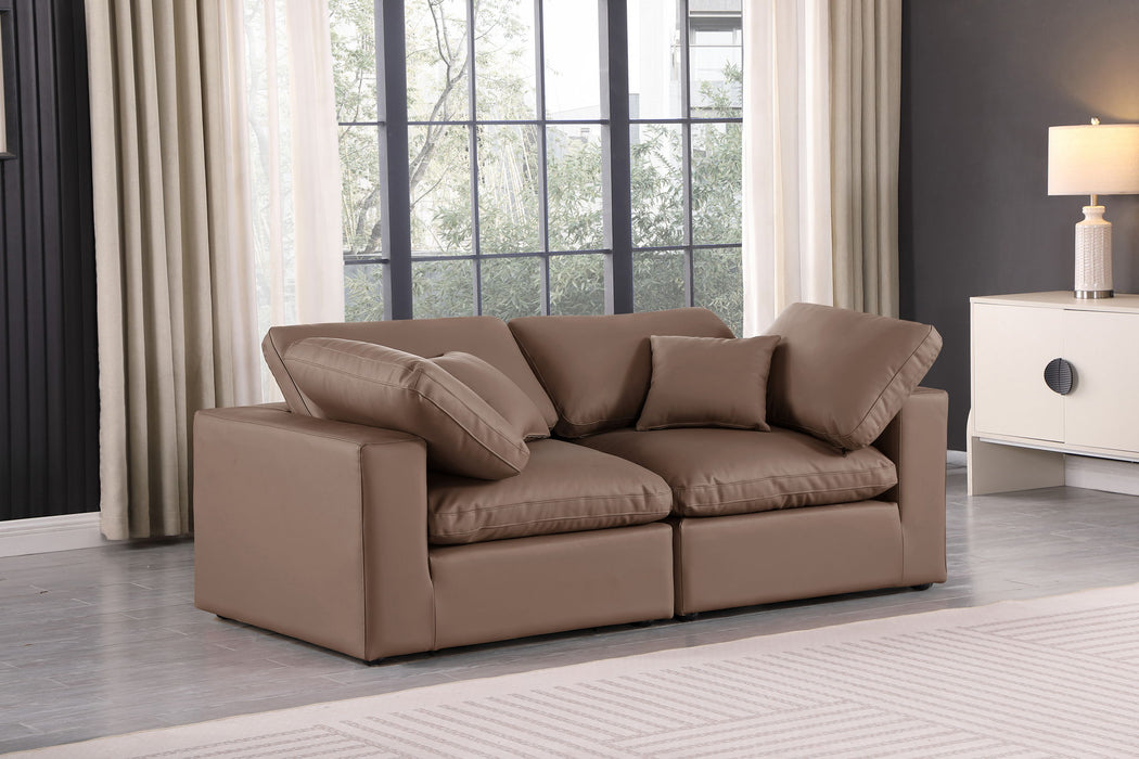 Comfy - Faux Leather Modular Sofa 2 Seats - Simple Home Plus