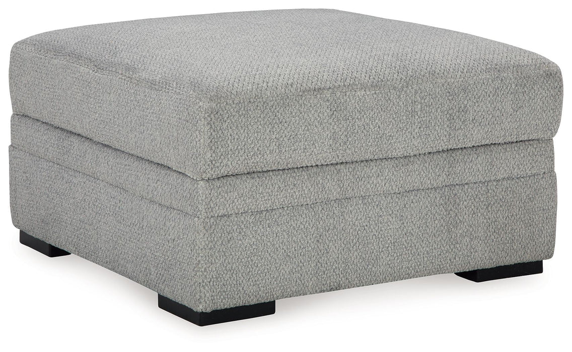 Casselbury - Cement - Ottoman With Storage - Simple Home Plus
