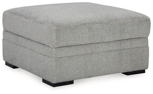 Casselbury - Cement - Ottoman With Storage - Simple Home Plus