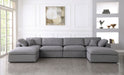 Serene - 6 Piece Modular Sectional - Simple Home Plus