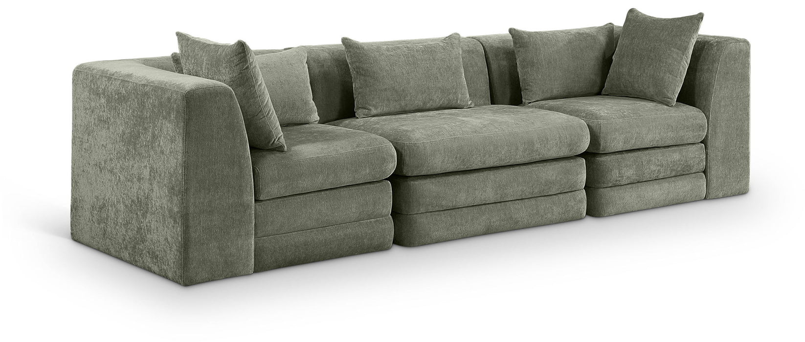 Stellar - 3 Piece 114" Upholstered Modular Sofa - Simple Home Plus