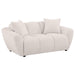 Destino - Chenille Splayed Arm Sofa Set - Simple Home Plus
