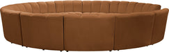 Infinity - 12 Piece Modular Sectional - Saddle - Simple Home Plus