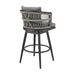 Zella - Outdoor Patio Swivel Bar Stool - Simple Home Plus