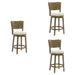 Winsley - Coastal Modern Swivel Wood Counter Height Kitchen Bar Stool - Simple Home Plus