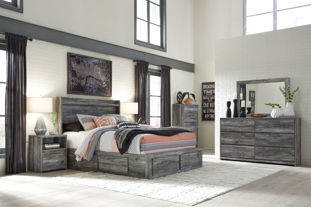 Baystorm - Panel Bedroom Set - Gray - Simple Home Plus