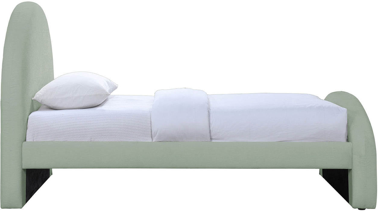 Andaz - Chenille Fabric Upholstered Bed - Simple Home Plus