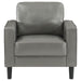 Ruth - Upholstered Track Arm Accent Chair - Simple Home Plus
