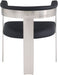 Romeo - Faux Leather Dining Chair With Silver Base (Set of 2) - Simple Home Plus