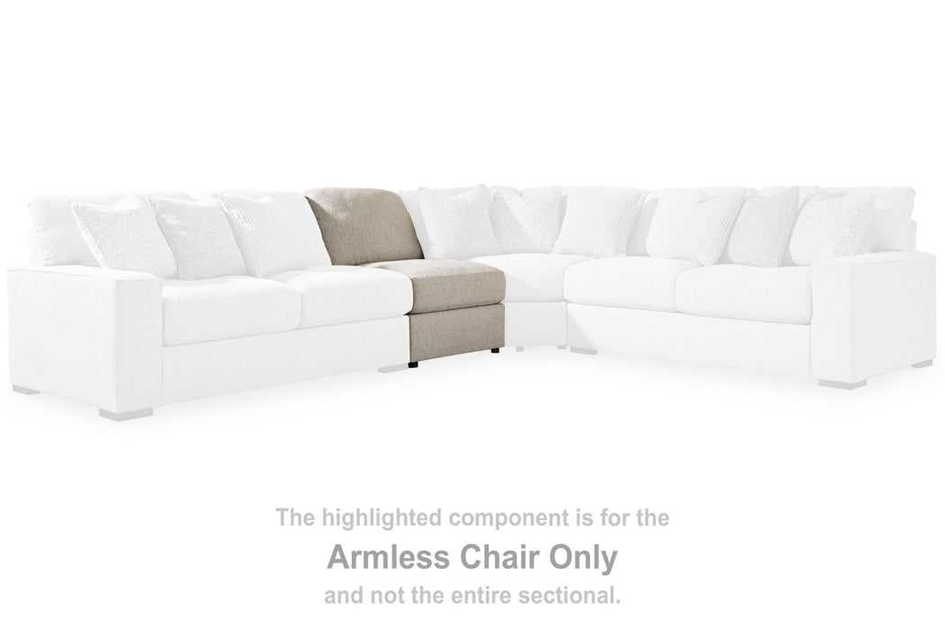 Ballyton - Armless Chair - Sand - Simple Home Plus