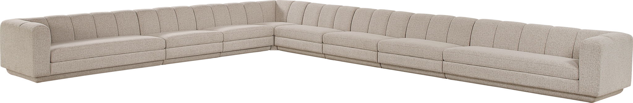 Modari - Sectional - Beige - Simple Home Plus