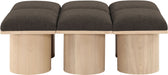 Pavilion - 6 Piece Modular Bench With Natural Base - Simple Home Plus