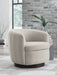 Annbury - Swivel Accent Chair - Light Beige - Simple Home Plus