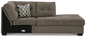 Mahoney - Raf Corner Chaise - Chocolate - Simple Home Plus