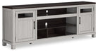 Darborn - Gray / Brown - XL TV Stand W/Fireplace Option - Simple Home Plus