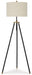 Cashner - Black / Gold Finish - Metal Floor Lamp - Simple Home Plus