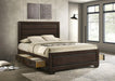 Kauffman - Wood Storage Panel Bed - Simple Home Plus