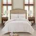 Bahari - King 3 Piece Tufted Palm Duvet Cover Set - Off White - Simple Home Plus