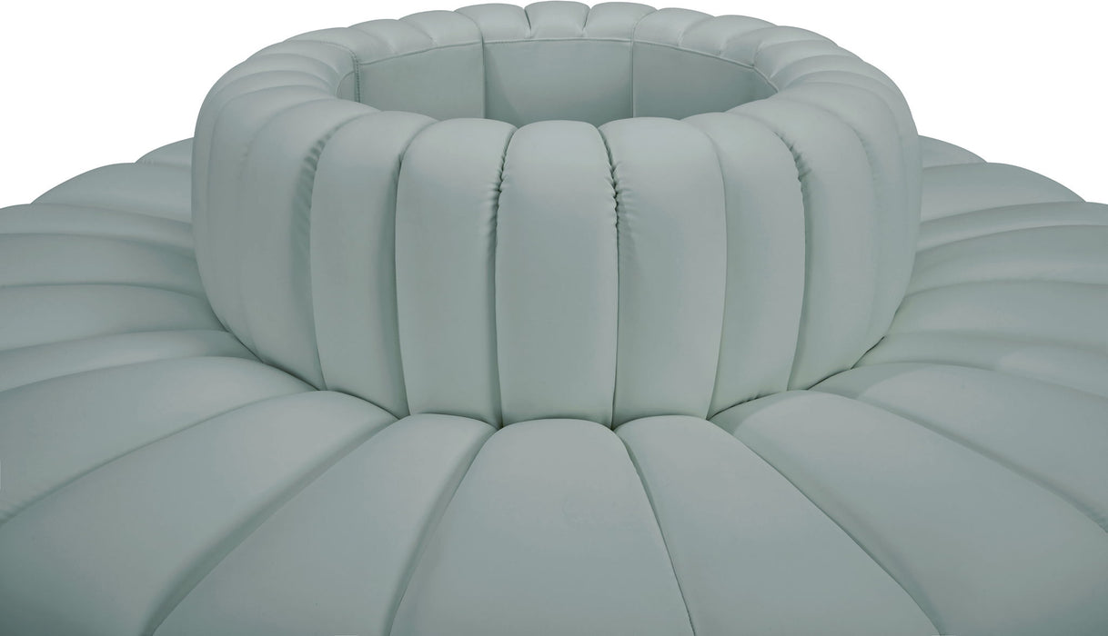 Arc - Faux Leather 8 Piece Round Modular Sofa - Simple Home Plus