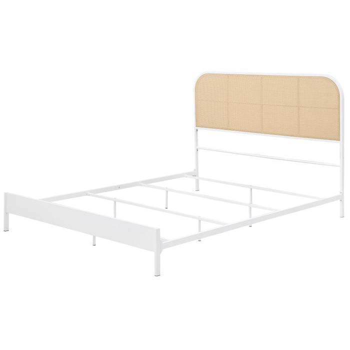 Amherst - Radio Weave Rattan Metal Bed - Simple Home Plus