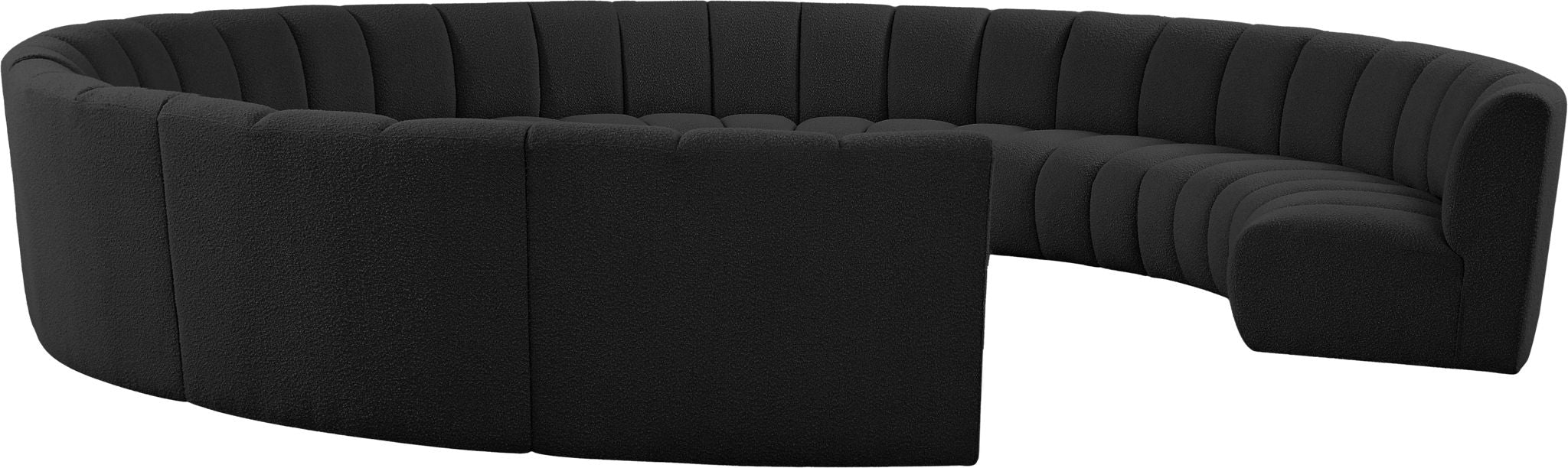 Infinity - 11 Piece Boucle Modular Sectional - Simple Home Plus