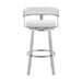 Lorin - Stainless Steel Swivel Bar Stool - Simple Home Plus