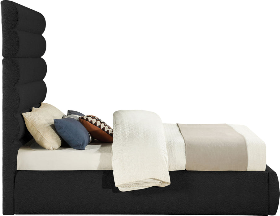 Adam - Boucle Fabric Bed With 70.5" Headboard - Simple Home Plus