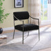Bastille - Upholstered Dining Arm Chair (Set of 2) - Silver Frame - Simple Home Plus