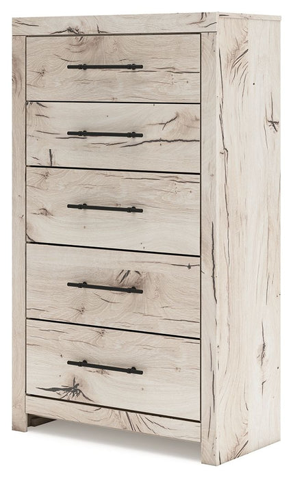 Lawroy - Light Natural - Five Drawer Chest - Simple Home Plus