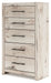 Lawroy - Light Natural - Five Drawer Chest - Simple Home Plus
