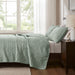 Quebec - Reversible Coverlet Set - Seafoam - Simple Home Plus