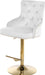 Claude - Adjustable Stool with Gold Base - Simple Home Plus