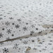 Oversized Flannel - 4 Piece Full Sheet Set - Black Snowflakes - Simple Home Plus