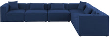 Cube - Linen 6 Piece Modular Corner Sectional - Simple Home Plus