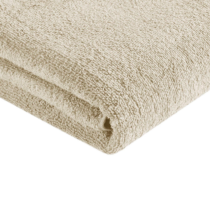 Big Bundle - Quick Dry 12 Piece Bath Towel Set - Taupe - Simple Home Plus