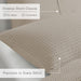 Mina - King/California King Waffle Weave Textured Comforter Set - Neutral - Simple Home Plus