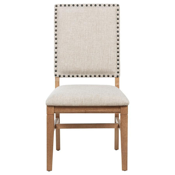 Middleton - Upholstered Dining Side Chair Beige (Set of 2) - Natural - Simple Home Plus