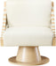 Millwin - Swivel Accent Chair With Natural Base - Simple Home Plus