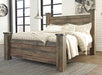 Trinell - King Poster Rails - Brown - Simple Home Plus