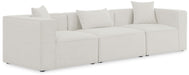 Cube - Linen Modular 3 Seat Sofa - Simple Home Plus