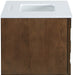 Leonardo - Engineered Stone And Solid Wood 24" Wall Mounted Bathroom Vanity - Simple Home Plus