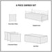 Tuscany - Twin 6 Piece Reversible Scalloped Edge Daybed Cover Set - Blush - Simple Home Plus