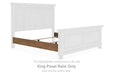 Feddinger - King Panel Rails - Medium Brown - Simple Home Plus