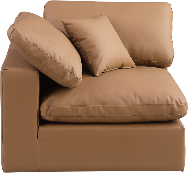 Comfy - Faux Leather Corner Chair - Simple Home Plus