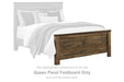 Trinell - Queen Panel Footboard - Brown - Simple Home Plus
