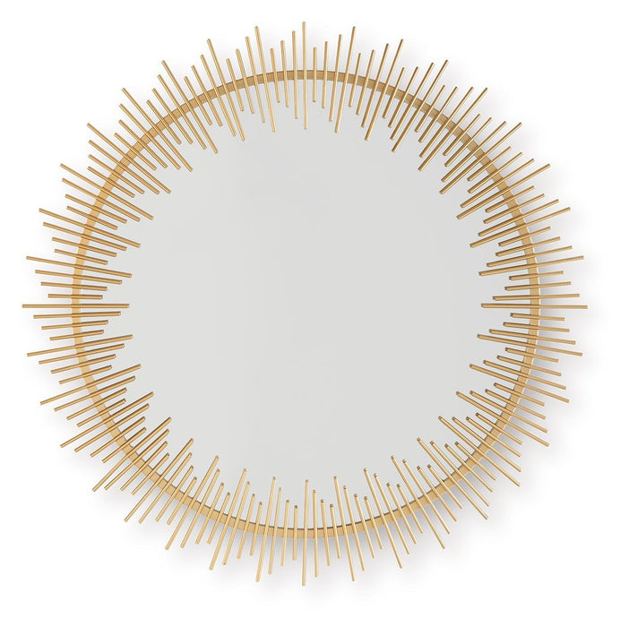 Wainport - Gold Finish - Accent Mirror - Simple Home Plus